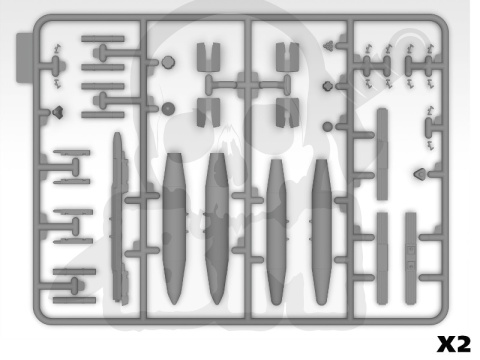 US Aviation Armament - amerykańskie uzbrojenie podwieszane 1:48