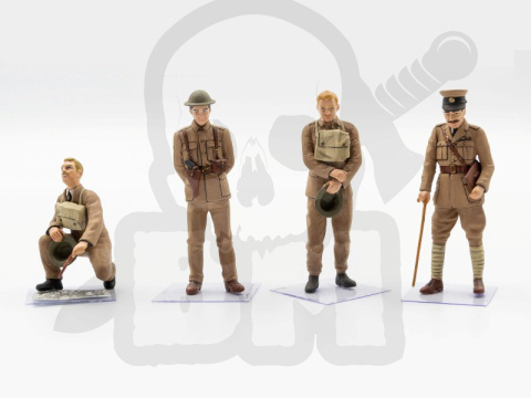 WWI British Tank Crew 4 figures 1:35