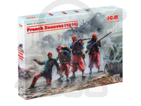 French Zouaves (1914) 4 figures 1:35