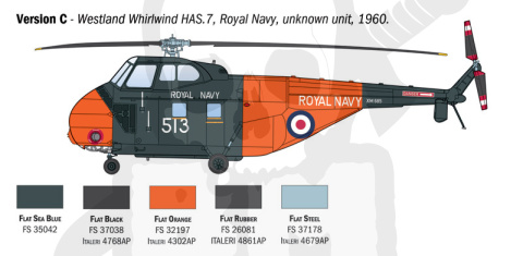 1:72 Helikopter HO4S-3/HAS.7/H-19
