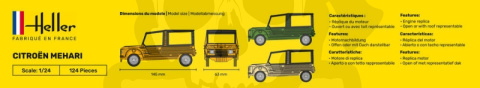 Heller 80760 Citroën Mehari 1:24