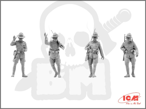 US Infantry (1917) 4 figures 1:35