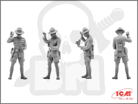 US Infantry (1917) 4 figures 1:35