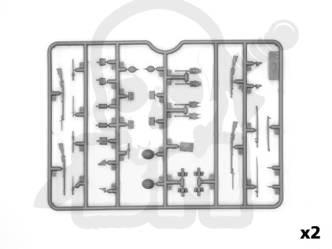WWI Belgian Infantry 4 figures 1:35