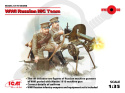 WWI Russian Maxim MG Team 2 figures + ckm 1:35