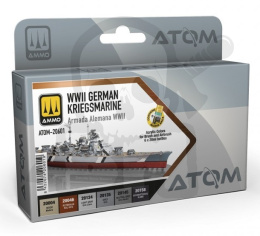 Ammo Mig 20600 ATOM Beginners Set - Ships Vol.1 zestaw farb 6x20ml