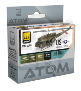 Ammo Mig 20906 ATOM US Army Helicopters Set zestaw farb 4x20ml