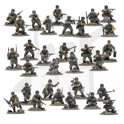 Rattenkrieg - German Veteran Infantry - niemieccy żołnierze - 6 szt.