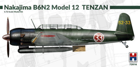 Hobby 2000 72016 Nakajima B6N1 Model 16 Tenzan 1:72