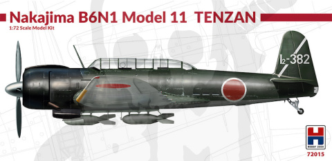 Hobby 2000 72015 Nakajima B6N1 Model 11 Tenzan 1:72