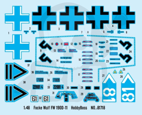 Hobby Boss 81718 Focke-Wulf FW190D-11 1:48