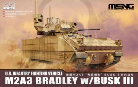 Meng 72005 U.S. Infantry Fighting Vehicle M2A3 Bradley With Busk III 1:72