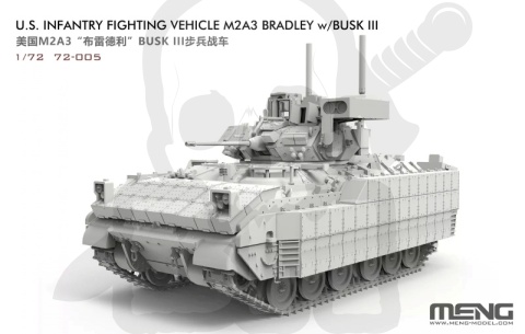 Meng 72005 U.S. Infantry Fighting Vehicle M2A3 Bradley With Busk III 1:72