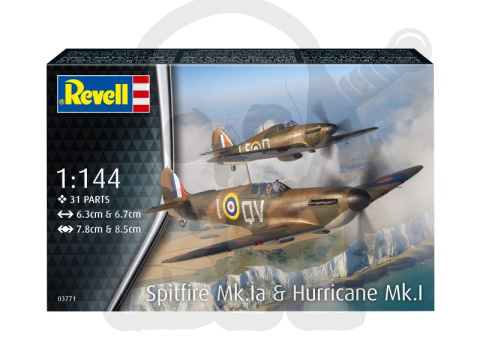 Revell 03771 Spitfire Mk.Ia & Hurricane Mk.I 1:144