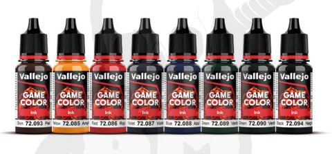 Vallejo 72296 Zestaw Game Color 8 farb Game Inks