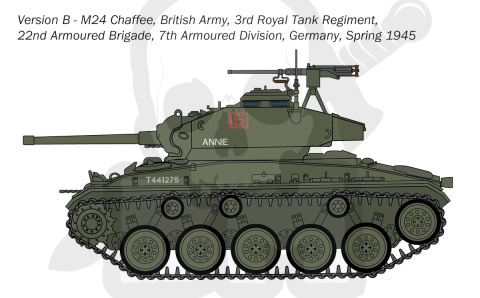 1:35 Lekki czołg M24 "Chaffee"