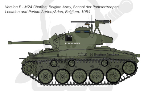 1:35 Lekki czołg M24 "Chaffee"