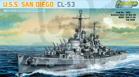 1:700 U.S.S. San Diego CL-53