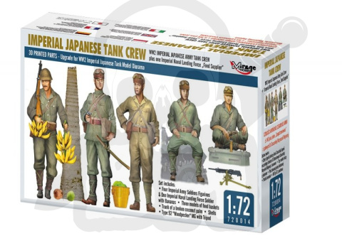 1:72 WW2 Imperial Japanese Army Tank Crew - załoga japońskiego czołgu