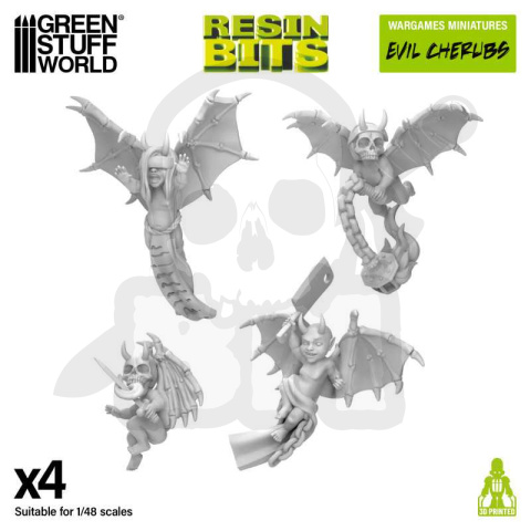 3D printed set - Cherubs 40k - Evil Cherubs - 4 szt.