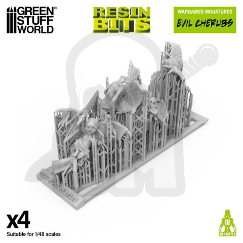3D printed set - Cherubs 40k - Evil Cherubs - 4 szt.