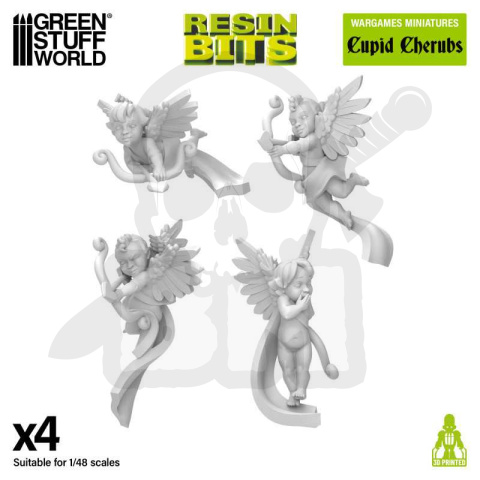 3D printed set - Cherubs 40k - Cupid Cherubs - 4 szt.
