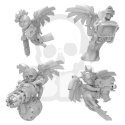 3D printed set - Cherubs 40k - Cyber Cherubs Servitors - 4 szt.