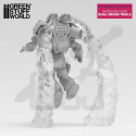 3D printed set Modular Clear Dual Smoke Trails for Jump Packs - 4 szt.
