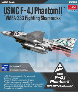 Academy 12356 USMC F-4J Phantom II VMFA-333 Fighting Shamrocks 1:48