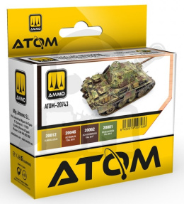 Ammo Mig 20743 ATOM 1944-45 German Standard Colors Set zestaw farb 4x20ml