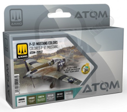 Ammo Mig 20907 ATOM P-51 Mustang Colors Set zestaw farb 6x20ml