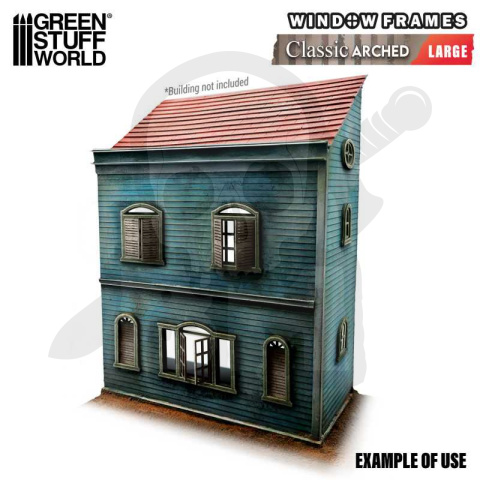 Arched Classic Miniature Windows - Large - duże okna łukowe