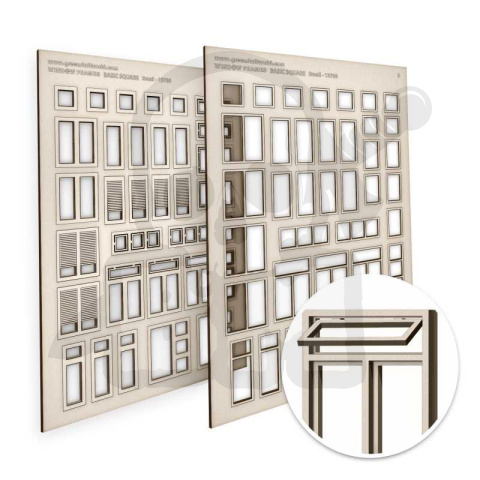 Basic Square Miniature Windows - Small - małe okna kwadratowe