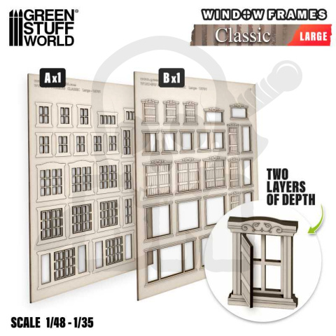 Classic Miniature Windows - Large - duże okna klasyczne