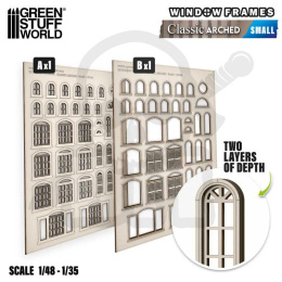 Arched Classic Miniature Windows - Small - małe okna łukowe