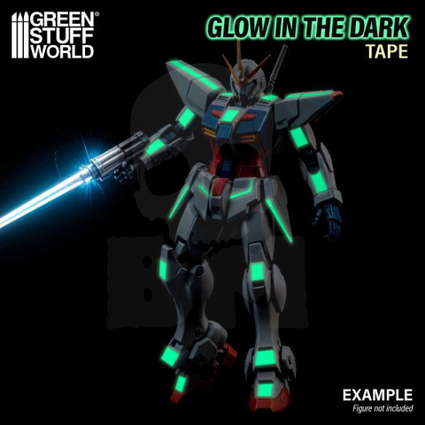 Glow in the dark tape 10mm - fosforyzująca taśma