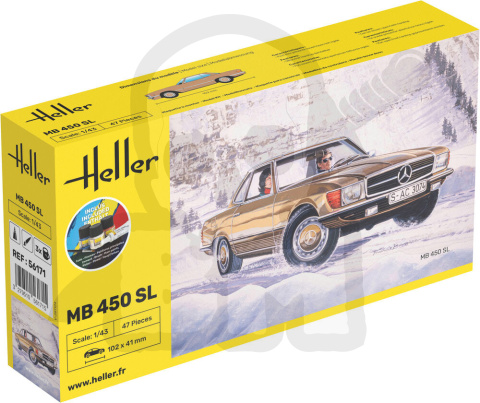 Heller 56171 Mercedes Benz 450SL 1:43