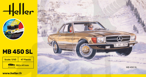 Heller 56171 Mercedes Benz 450SL 1:43