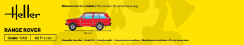 Heller 56181 Starter Set Range Rover 1:43
