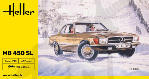 Heller 80171 Mercedes Benz 450SL 1:43