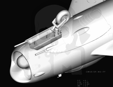 Hobby Boss 80336 MiG-17PF Fresco D (polskie malowanie) 1:48