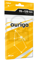 Koszulki Rebel na karty 70x120 mm Light Auriga 100 szt.