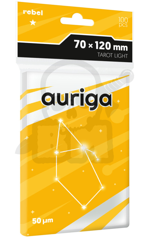 Koszulki Rebel na karty 70x120 mm Light Auriga 100 szt.