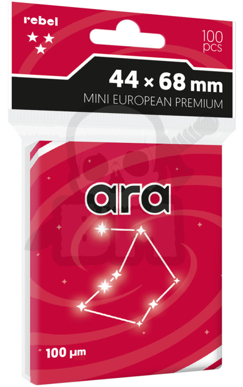 Koszulki na karty 44x68 mm ARA Mini European Premium