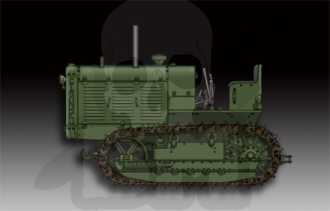 Trumpeter 07112 Ciągnik gąsienicowy ChTZ S-65 Stalinets 1:72