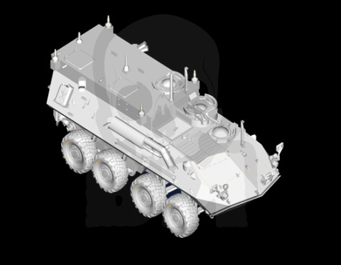 Trumpeter 07270 US LAV-C2 (Command & Control) 1:72
