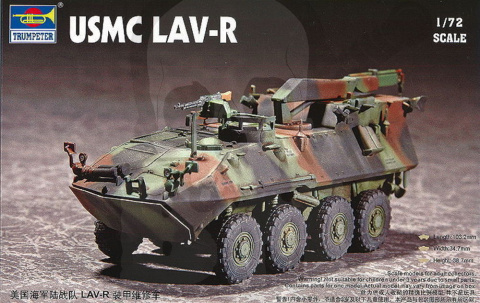 Trumpeter 07269 USMC Light Armored Vehicle-Recovery (LAV-R) 1:72
