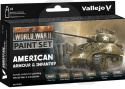 Vallejo 70203 Zestaw Model Color 6 farb - WWII American Armour & Infantry