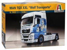 1:24 Model ciężarówki MAN TGX XXL Wolf Transporte
