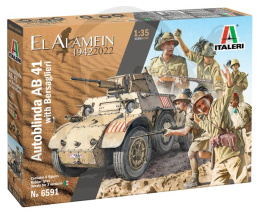 1:35 Autoblinda AB 41 with Bersaglieri El Alamein 1942